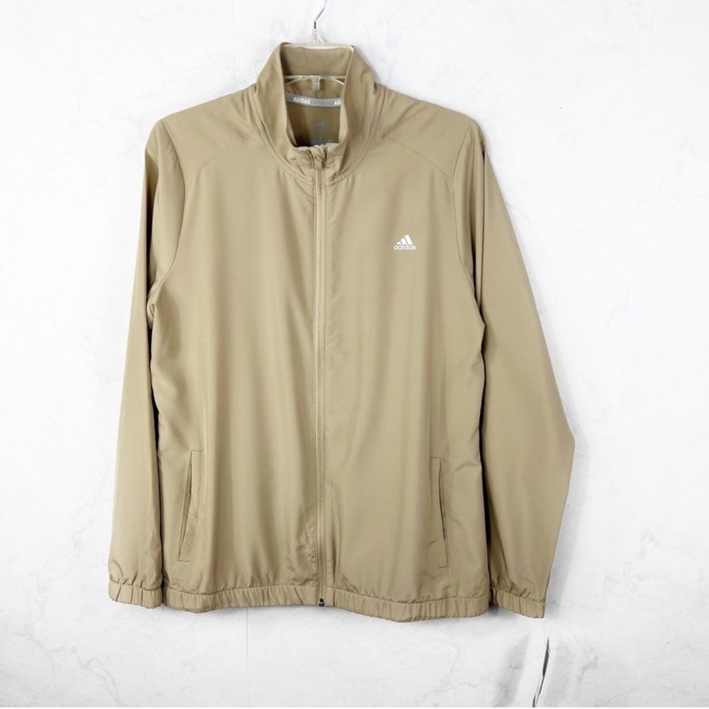 Adidas Women's Beige Windbreaker Jacket